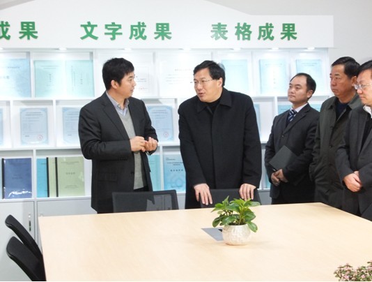 安徽省委常委、合肥市委书记吴存荣一行参观公司